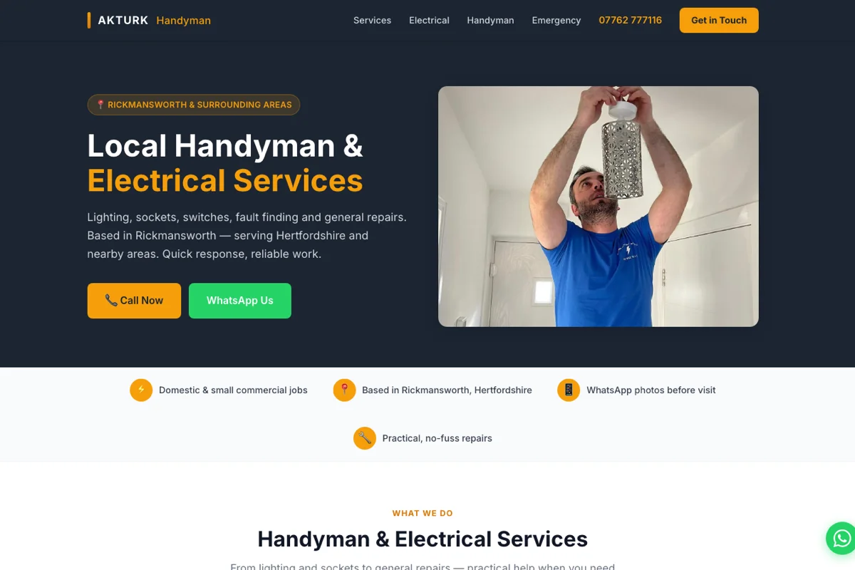 Akturk Handyman Services — homepage