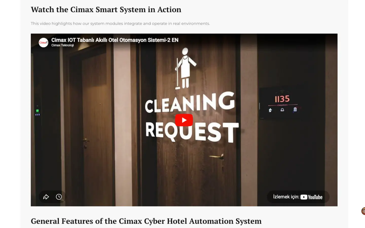 Cimax — product detail page